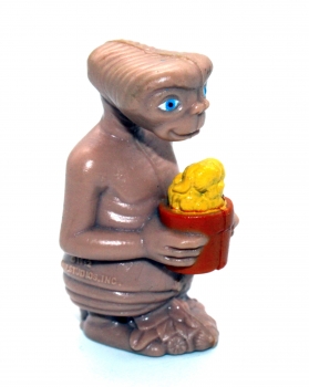 E.T. der Außerirdische mit Popcorn in der Hand Kunststoff Figur von LJN